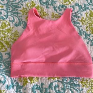 Lululemon Athletica Energy High-Neck Longline Ribbed Bra size 10